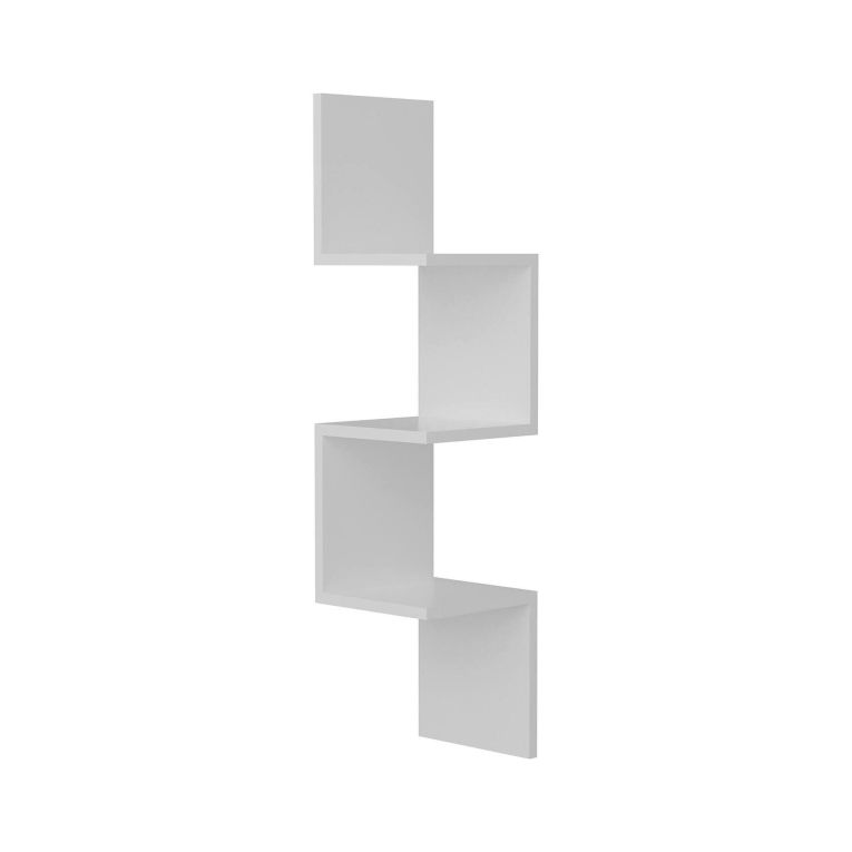 Mensola muro 25x25cm bianca - Rgveda