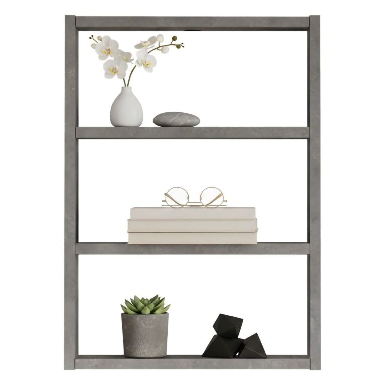 Mensola muro 9x43cm argento - Bulbul
