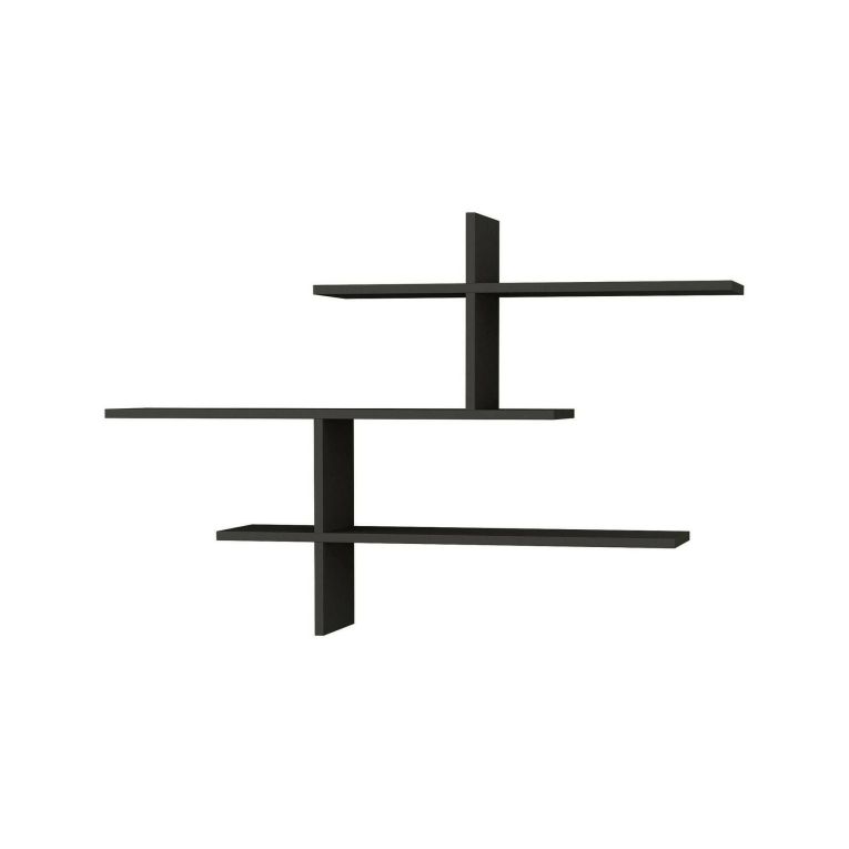 Mensola parete design 22x123cm antracite - Antani