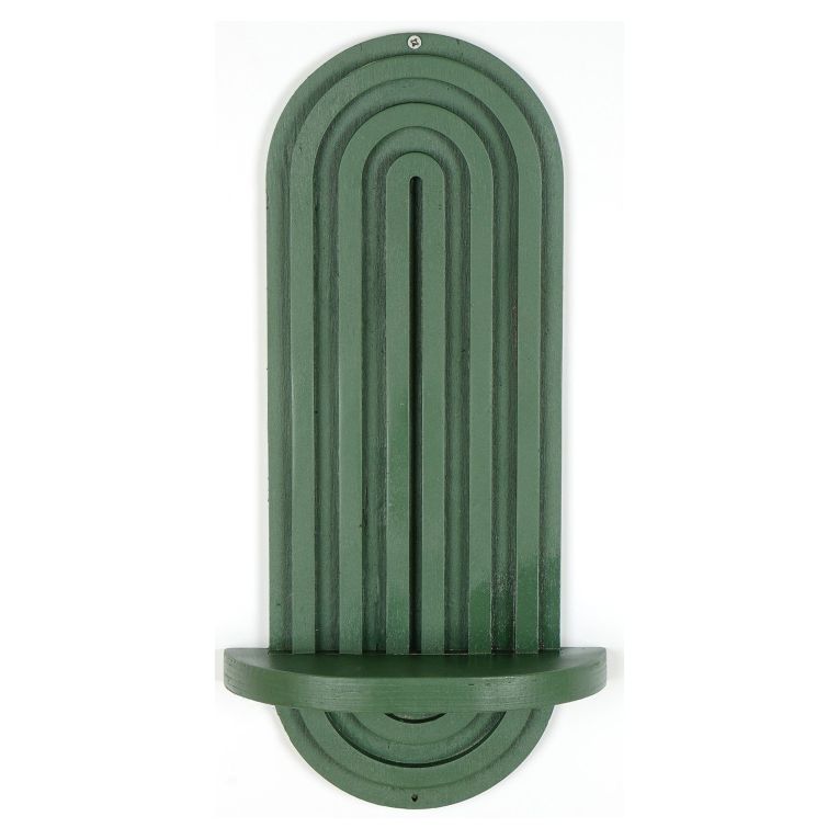 Mensola Verde un Ripiano 20x9x40h cm, - Pernumia
