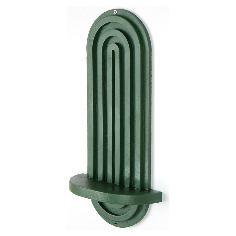 Mensola Verde un Ripiano 20x9x40h cm, - Pernumia