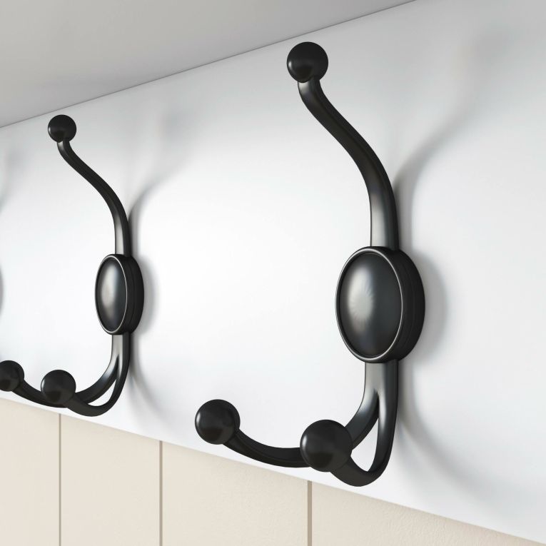 Mobile appendiabiti 120x37h cm 5 posti bianco - Egay