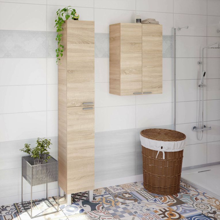 Mobile colonna bagno 30x85h cm rovere - Alcott