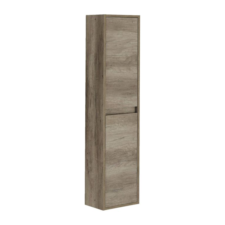 Mobile colonna sospeso 2 ante 30x140h cm quercia - Aladin