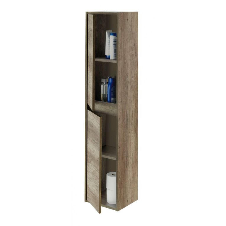 Mobile colonna sospeso 2 ante 30x140h cm quercia - Aladin