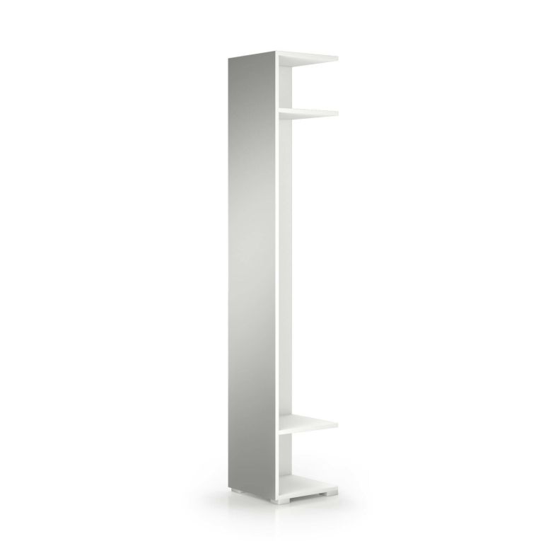 Mobile da ingresso Fornace, 35x37h195 cm, Bianco