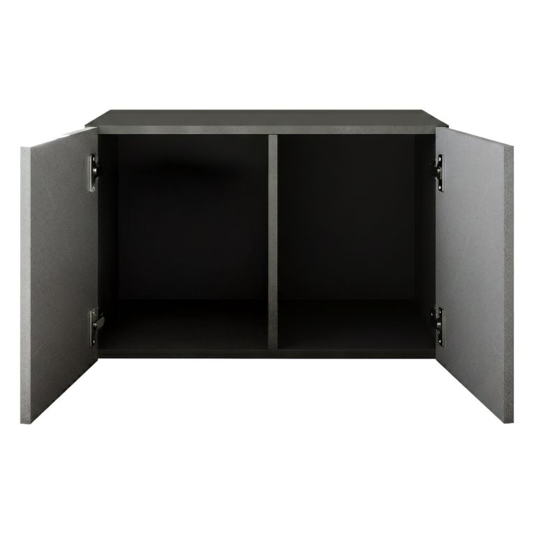 Mobile da Ingresso Grigio 2 Paia con Scarpiera 63x35x41h cm, 2 Ante - Scorrano