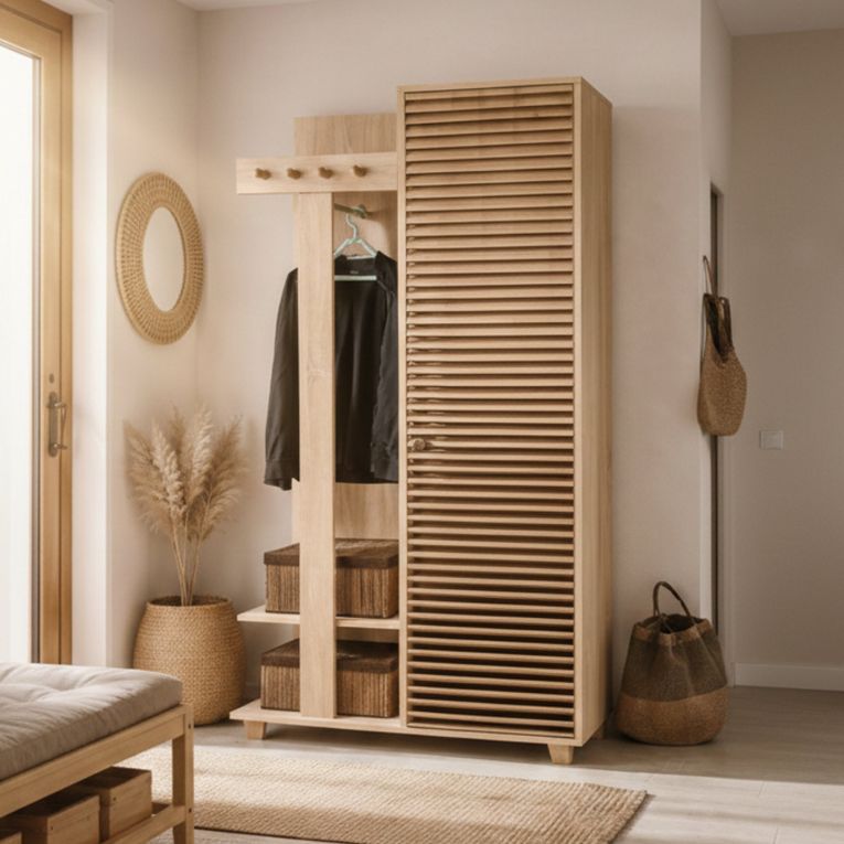 Mobile da ingresso quercia 90x194h cm - Savina