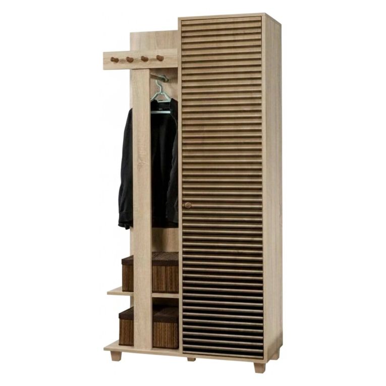 Mobile da ingresso quercia 90x194h cm - Savina