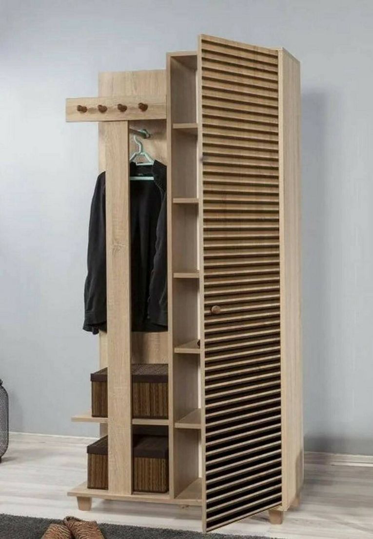 Mobile da ingresso quercia 90x194h cm - Savina