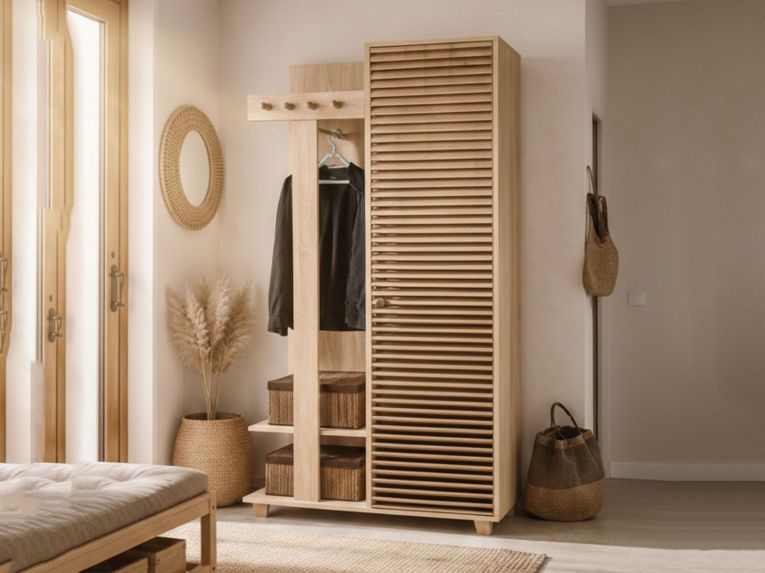 Mobile da ingresso quercia 90x194h cm - Savina