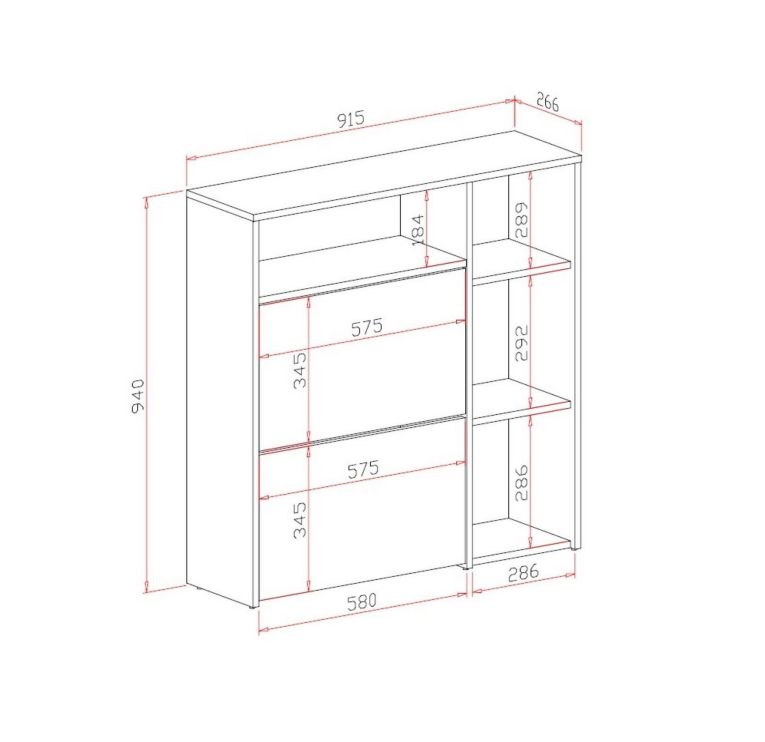 Mobile da ingresso Scultore, 92x27h94 cm, Antracite e Cemento