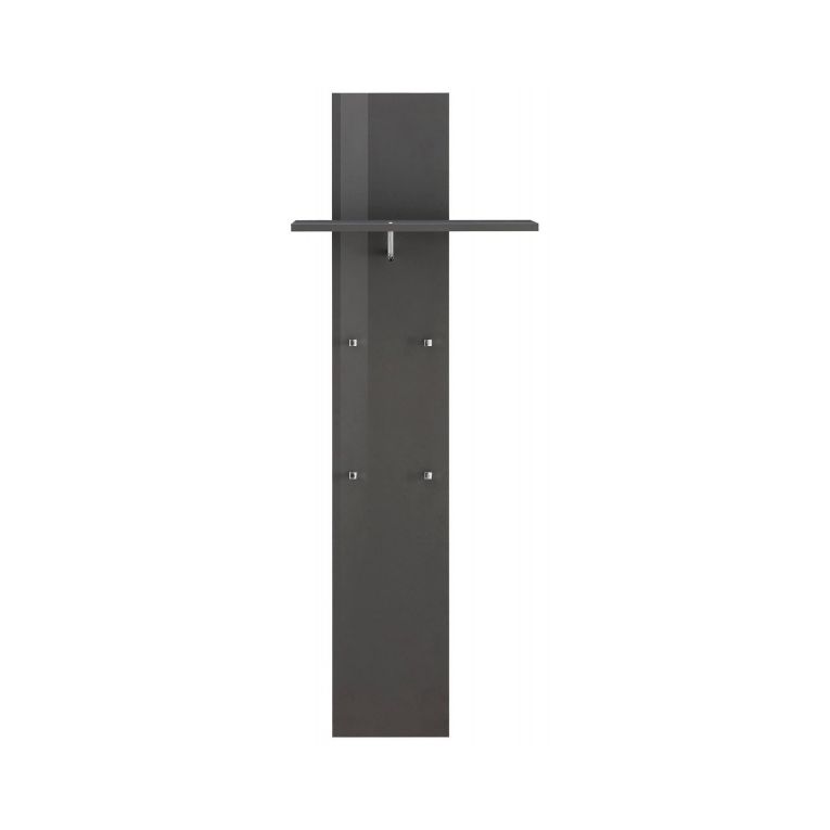 Mobile da ingresso sospeso antracite lucido 50x140h cm - Etesia