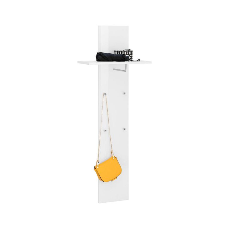 Mobile da ingresso sospeso bianco lucido 50x140h cm - Etesia