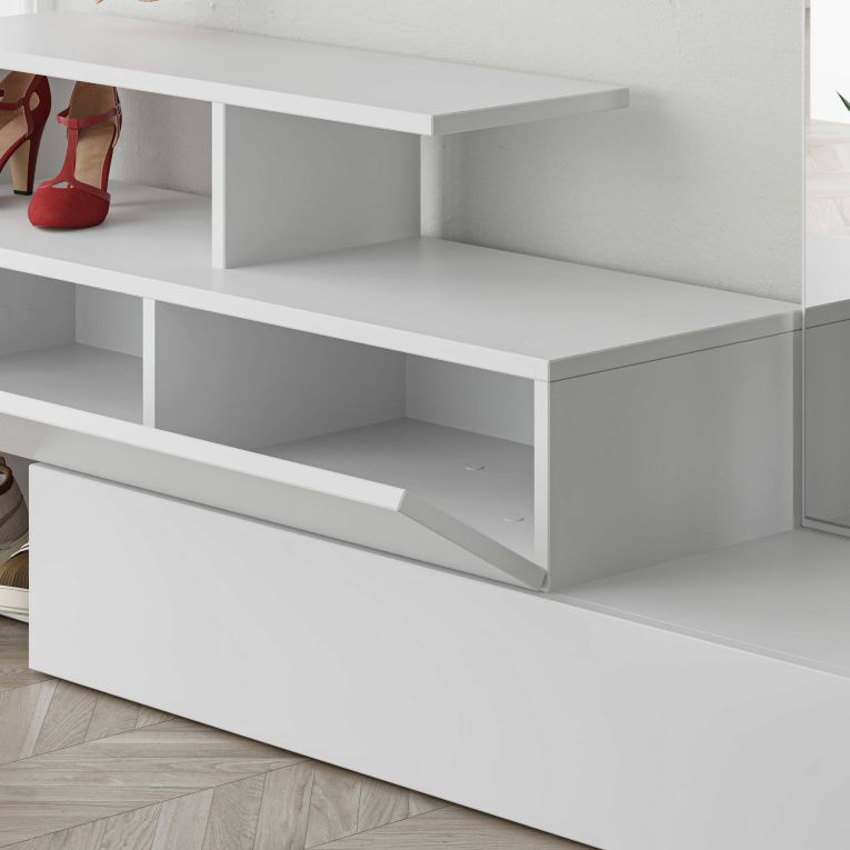Mobile ingresso da parete 2 ante bianco 137x54h cm - Ofel
