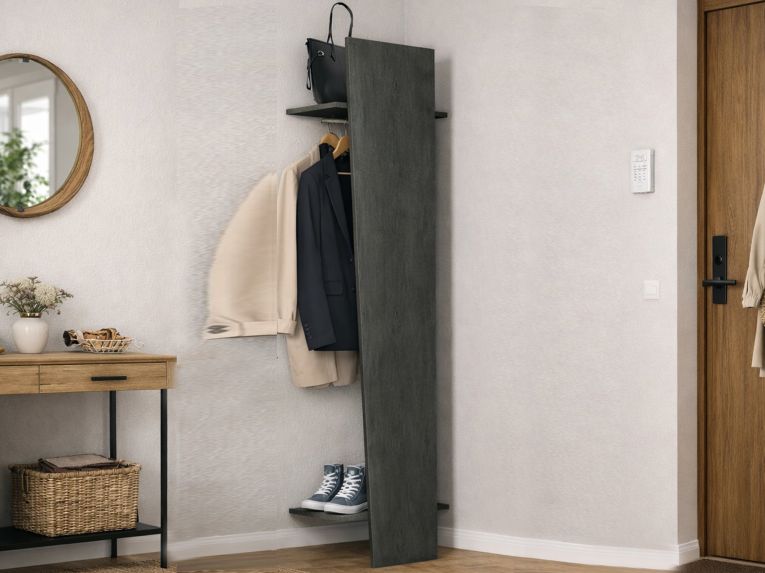 Mobile ingresso da parete antracite 50x200h cm - Allinko
