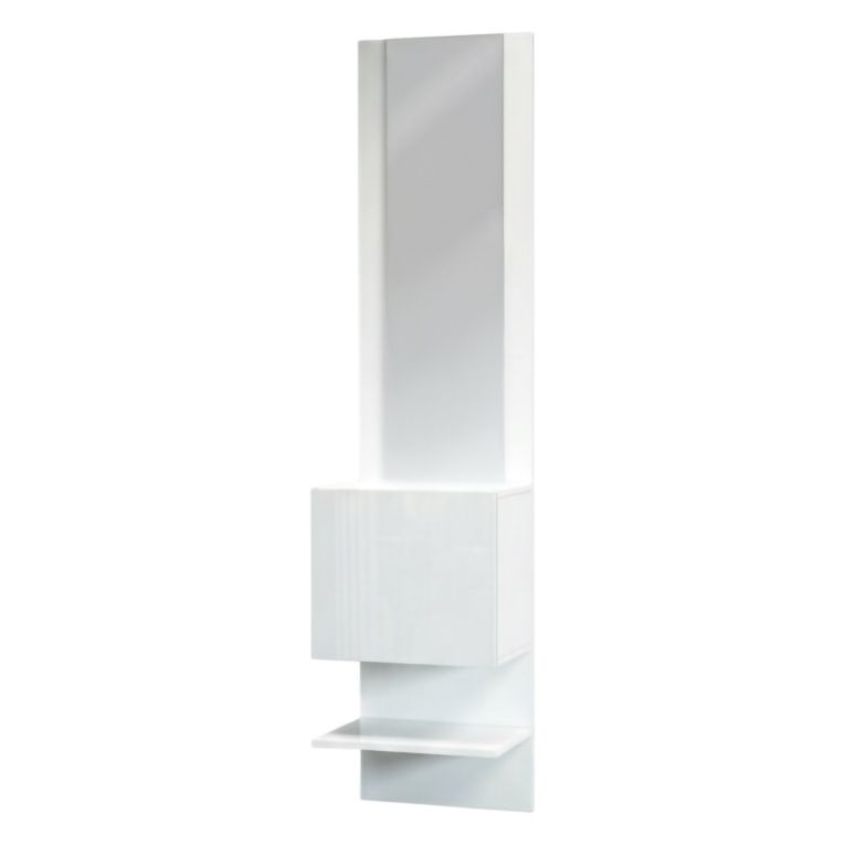 Mobile ingresso da parete bianco 45x190h cm - Ivana