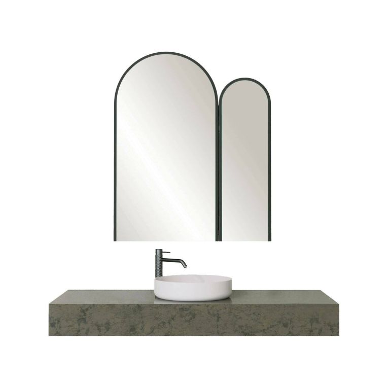 Mobile lavabo 2 ante 50x12x45h cm nero - Paramaribo