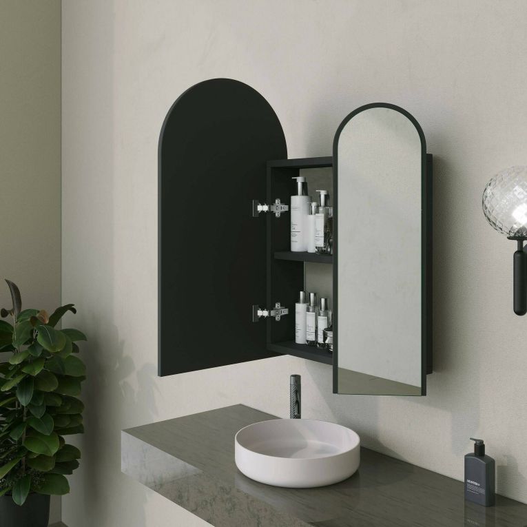 Mobile lavabo 2 ante 50x12x45h cm nero - Paramaribo