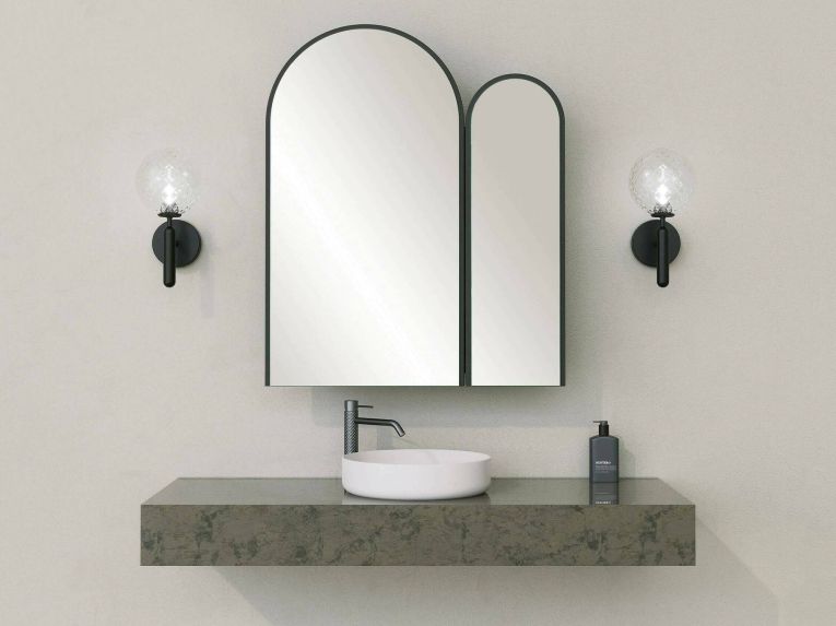 Mobile lavabo 2 ante 50x12x45h cm nero - Paramaribo