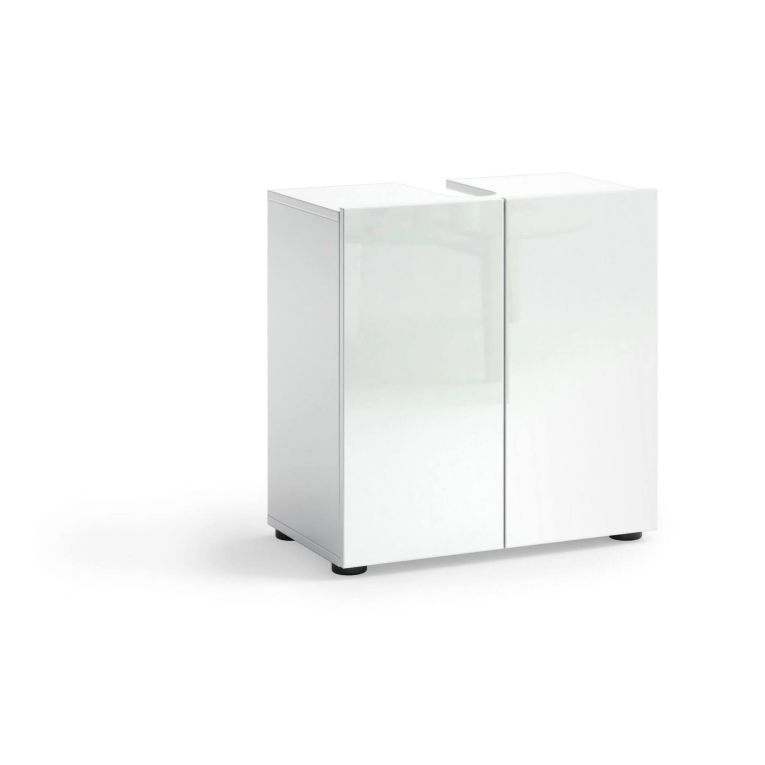 Mobile lavandino 2 ante 60x34x62h cm bianco lucido - Vione