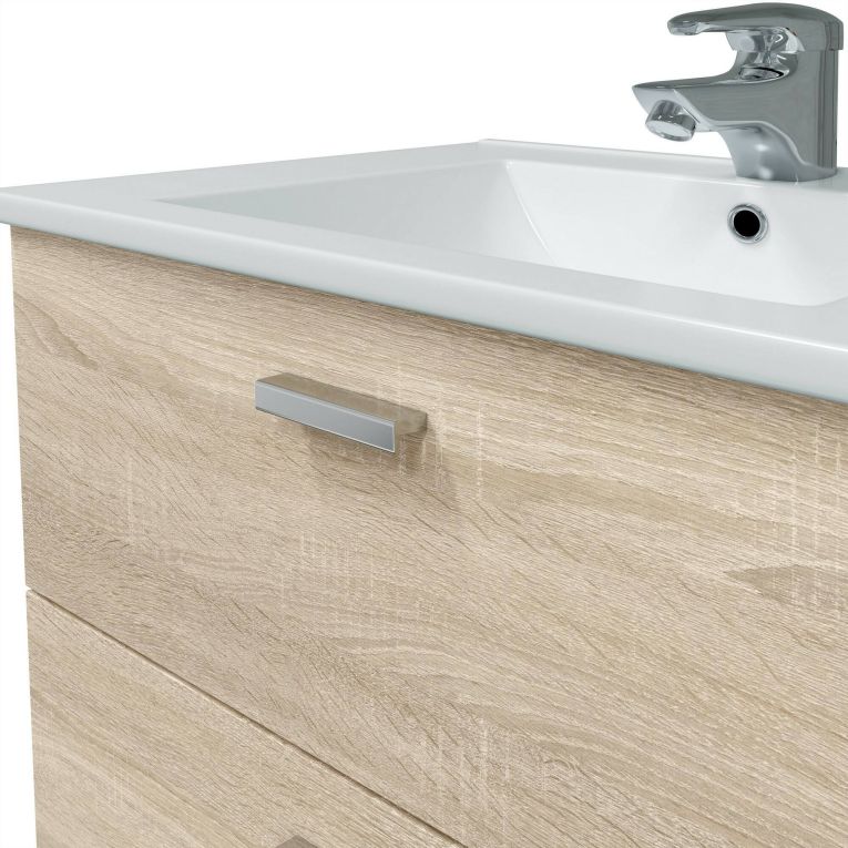 Mobile lavandino 2 cassetti 70x45x50h cm rovere - Tico