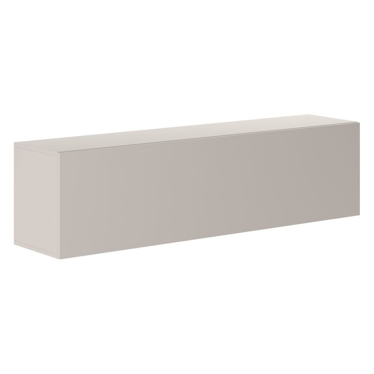 Mobile Pensile Beige Modulabile un Ripiano 150x40h cm, Un'anta - Laghetto