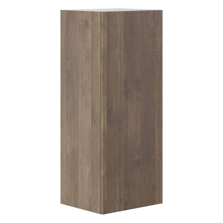 Mobile Pensile Marrone Noce Modulabile un Ripiano 100x40h cm, Un'anta - Pimonte