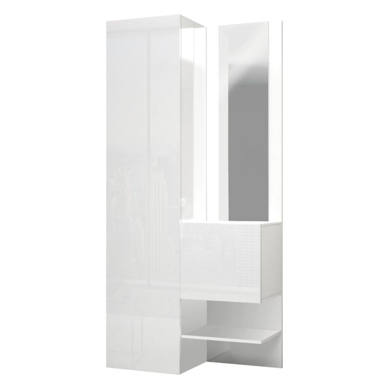 Mobile per ingresso 2 ante bianco 90x190h cm - Bauladu