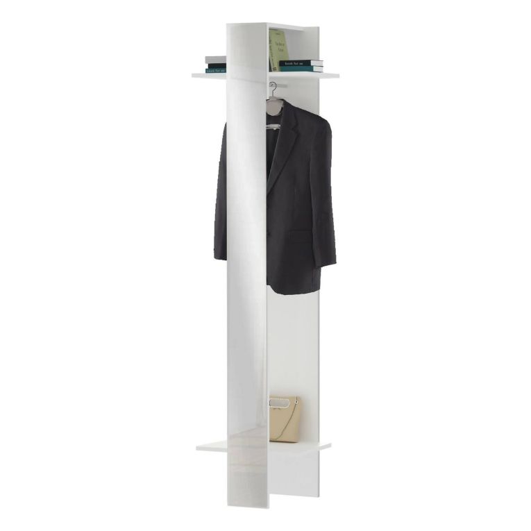 Mobile per ingresso da parete bianco 50x190h cm - Maura