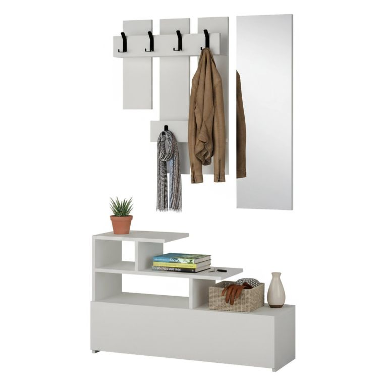 Mobile per ingresso sospeso bianco 30x99h cm - Gert