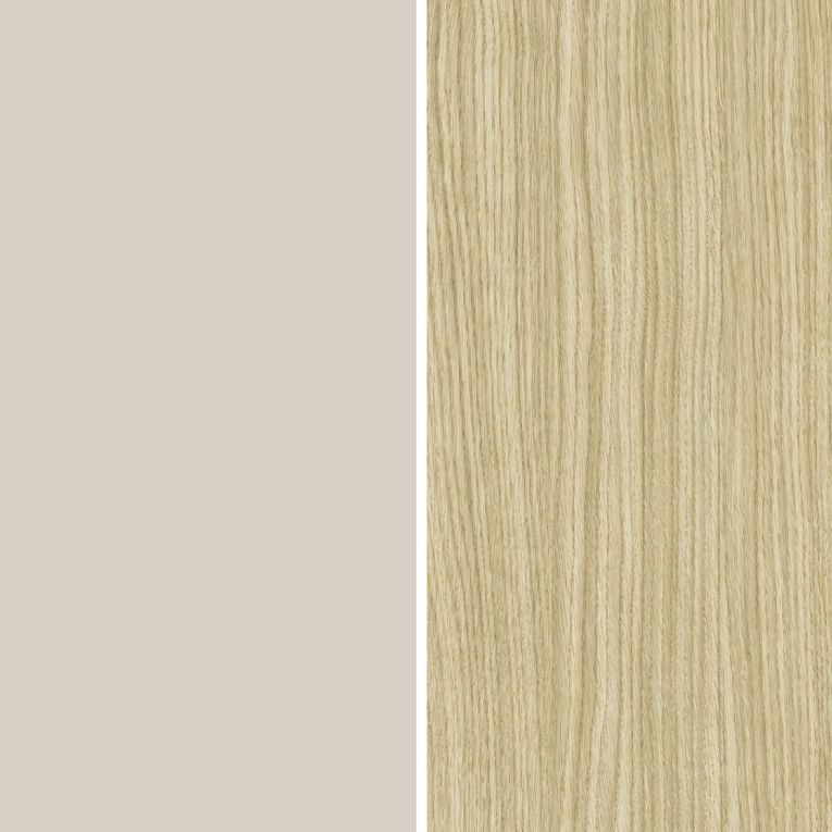 Mobile Porta tv Beige 3 Ripiani 4 Vani 240x45x51.5h cm, 3 Ante - Curino