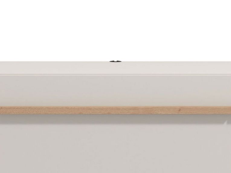 Mobile Porta tv Beige Marrone Rovere un Ripiano 3 Ante 192x41.5x32h cm, 3 Vani - Paitone