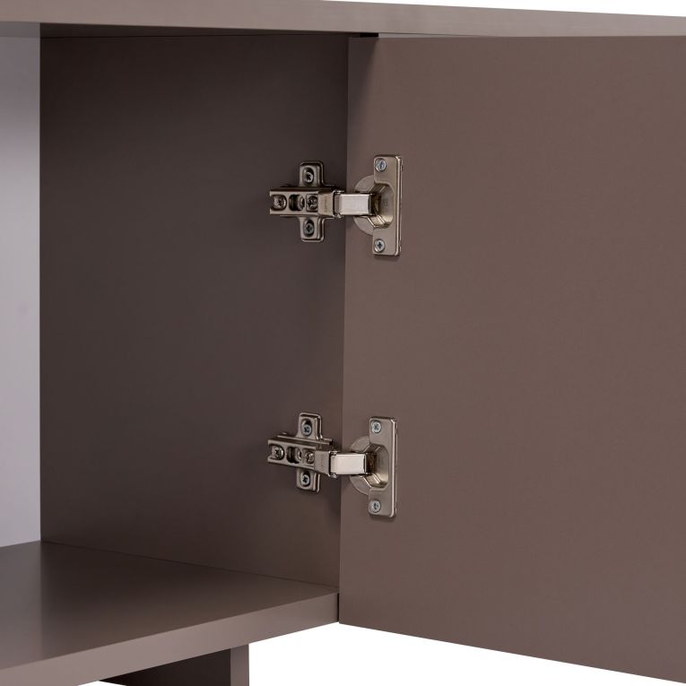 Mobile Porta tv Marrone Bronzo Apertura a Ribalta 4 Ante 180x32x45h cm, 2 Vani - Noma