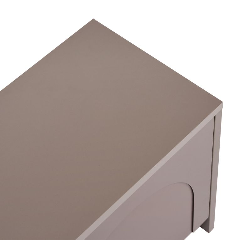 Mobile Porta tv Marrone Bronzo Apertura a Ribalta 4 Ante 180x32x45h cm, 2 Vani - Noma