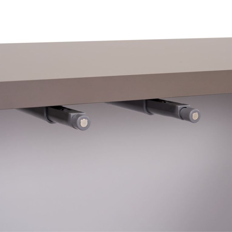 Mobile Porta tv Marrone Bronzo Apertura a Ribalta 4 Ante 180x32x45h cm, 2 Vani - Noma