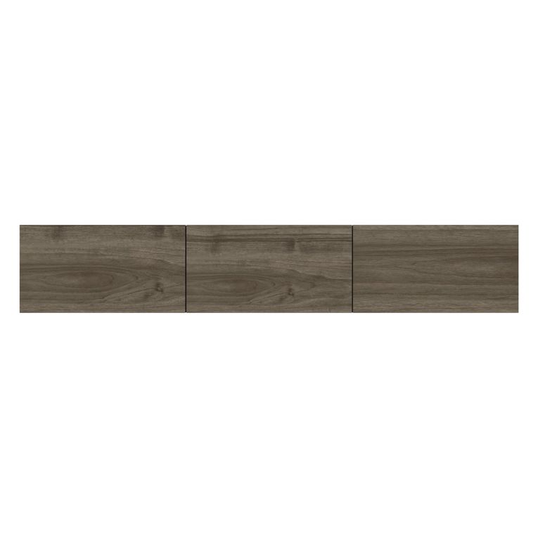 Mobile Porta tv Marrone Noce 3 Vani 3 Ante 150x32x30h cm, Apertura a Ribalta - Saonara