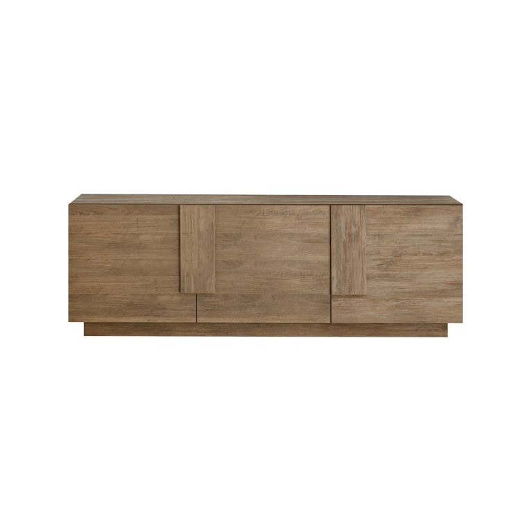 Mobile Porta tv Marrone Quercia 3 Ripiani Apertura Maniglia 182x44x63h cm, 6 Vani - Vergonte