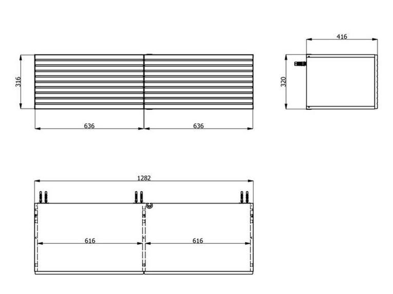 Mobile Porta tv Marrone Rovere Nodi un Ripiano 2 Ante 128x41.5x32h cm, Anta Effetto Rigato - Colico