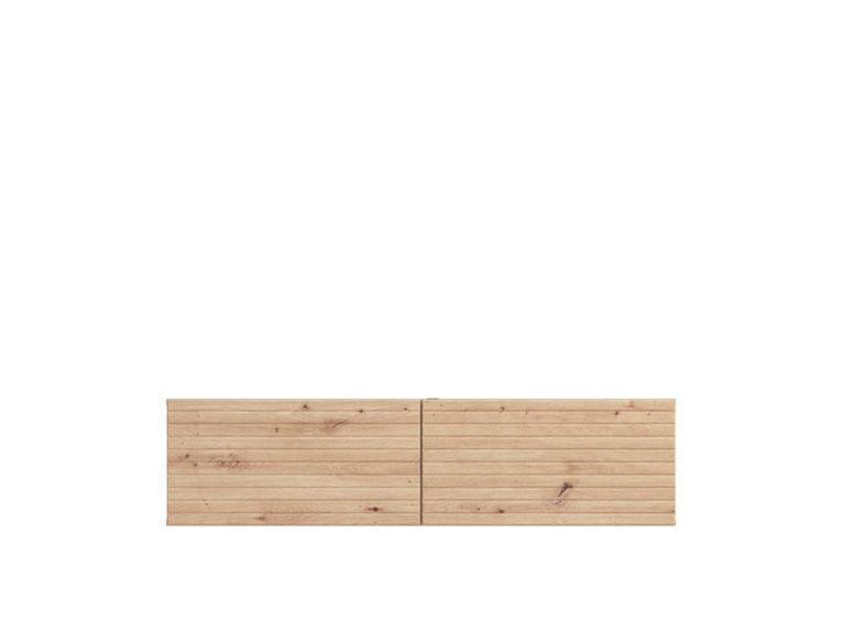 Mobile Porta tv Marrone Rovere Nodi un Ripiano 2 Ante 128x41.5x32h cm, Anta Effetto Rigato - Colico
