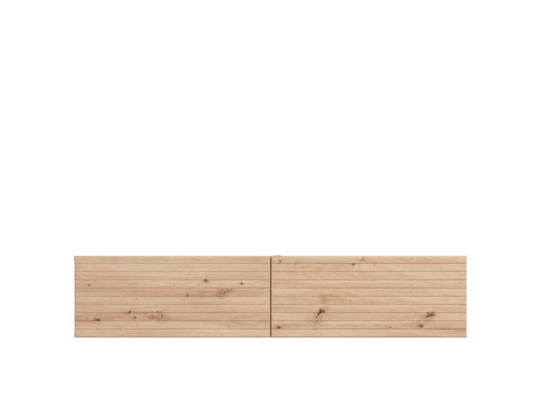 Mobile Porta tv Marrone Rovere Nodi un Ripiano 2 Ante 154x41.5x32h cm, Anta Effetto Rigato - Cedrasco