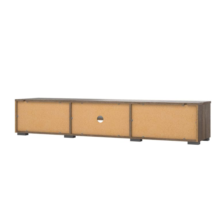 Mobile Porta tv Marrone Rovere Scuro 2 Cassetti un Ripiano 173x40x33h cm, 4 Vani - Ammiro