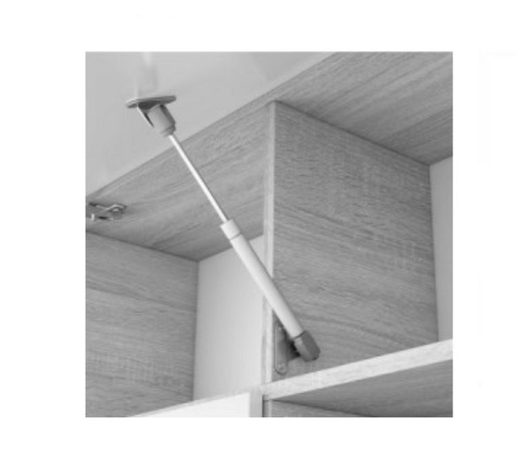 Mobile salotto 6 ripiani 260cm bianco - Vobarno