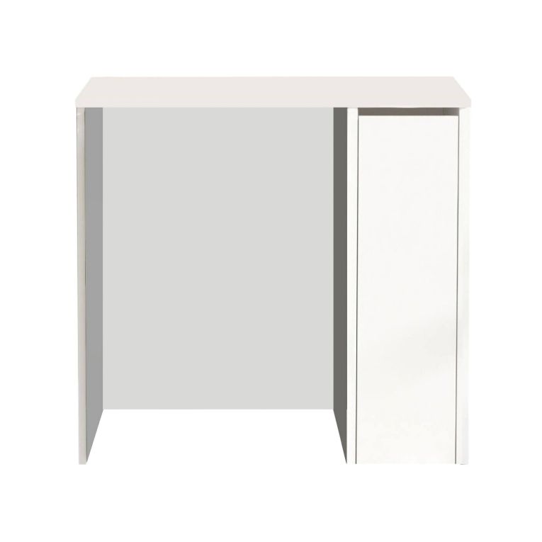 Mobile sottolavabo 1 anta 93x60x88h cm bianco - emile