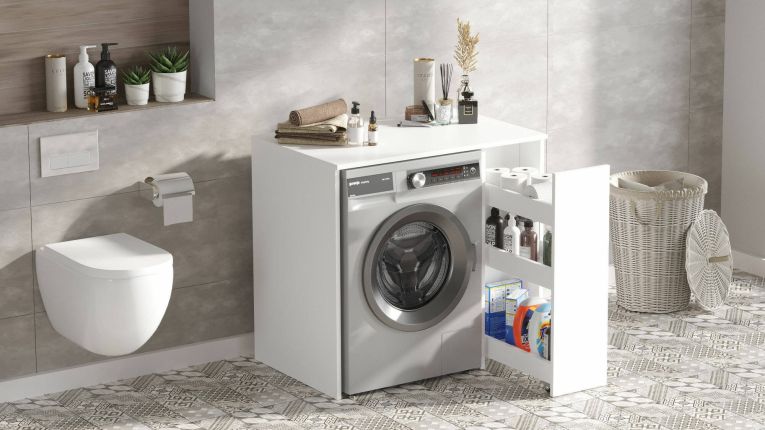 Mobile sottolavabo 1 anta 93x60x88h cm bianco - emile