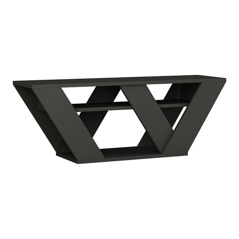 Mobile TV antracite 110x30x40h cm in legno - Amazzonite