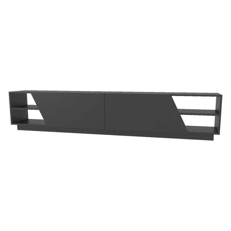 Mobile TV antracite 240x37x47h cm 2 ante - Apat