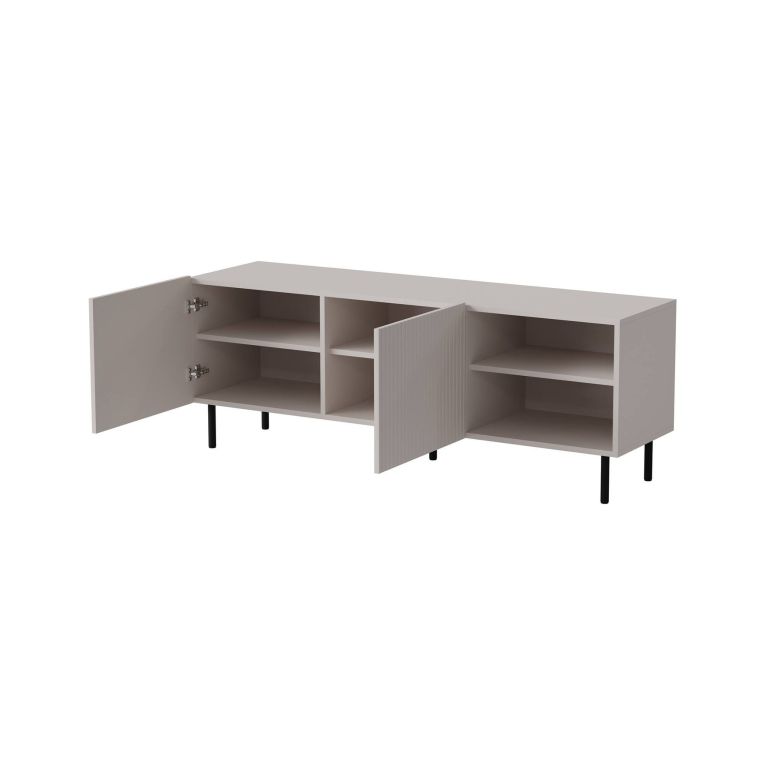 Mobile TV beige 150x42x52h cm 3 ante - Molini