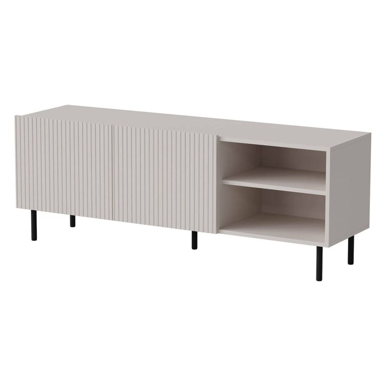 Mobile TV beige 150x42x52h cm 3 ante - Molini