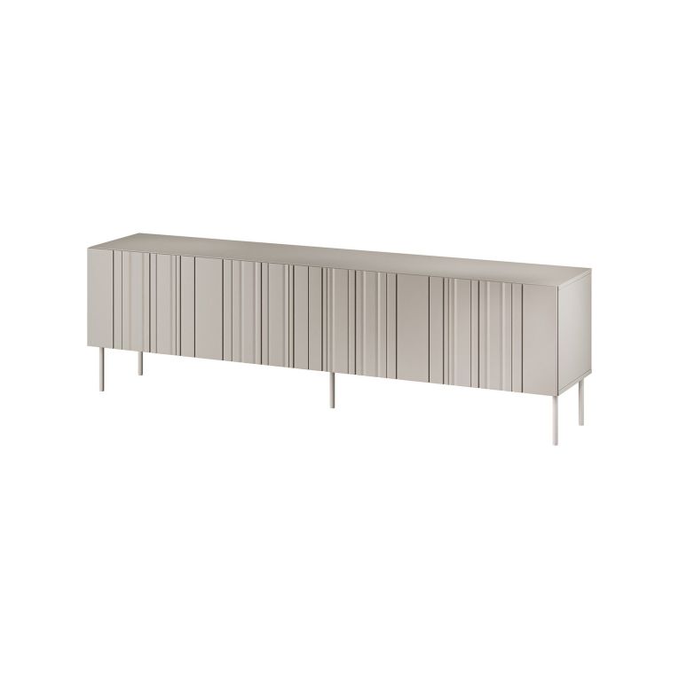 Mobile TV beige 200x42x60h cm 4 ante - Sospiro